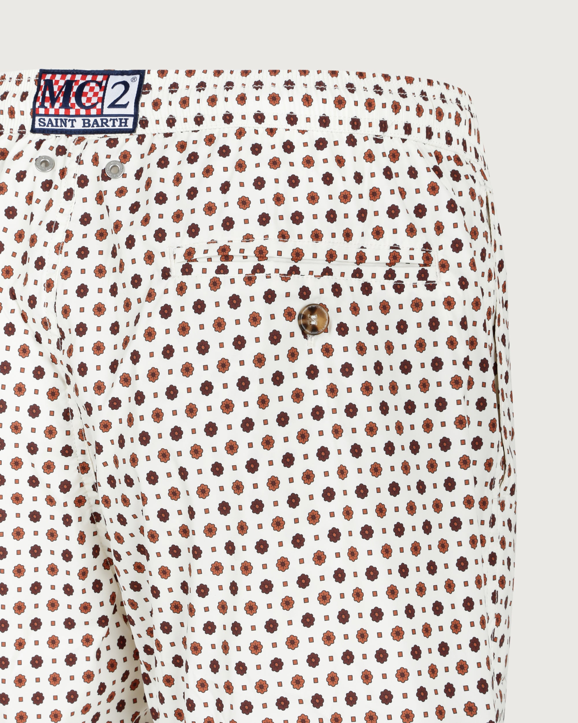 MC 2 SAINT BARTH Costume   LIGHTING MICRO STRETCH FLOWER TIE GG 1018 