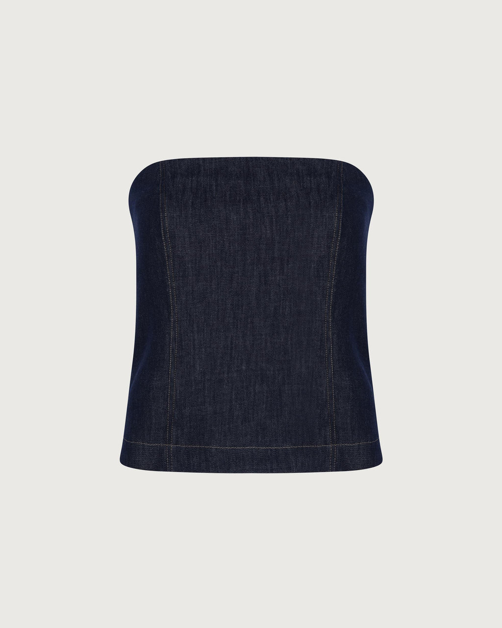 Brunello Cucinelli Bustier Denim blu  MB125EO909 C001 