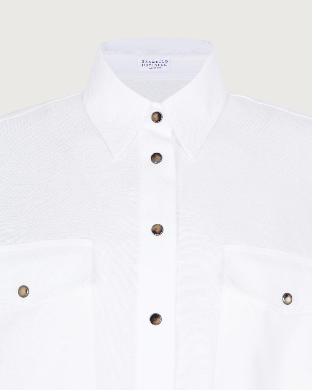 Brunello Cucinelli Camicia Bianco  MQ986NE416 C001 