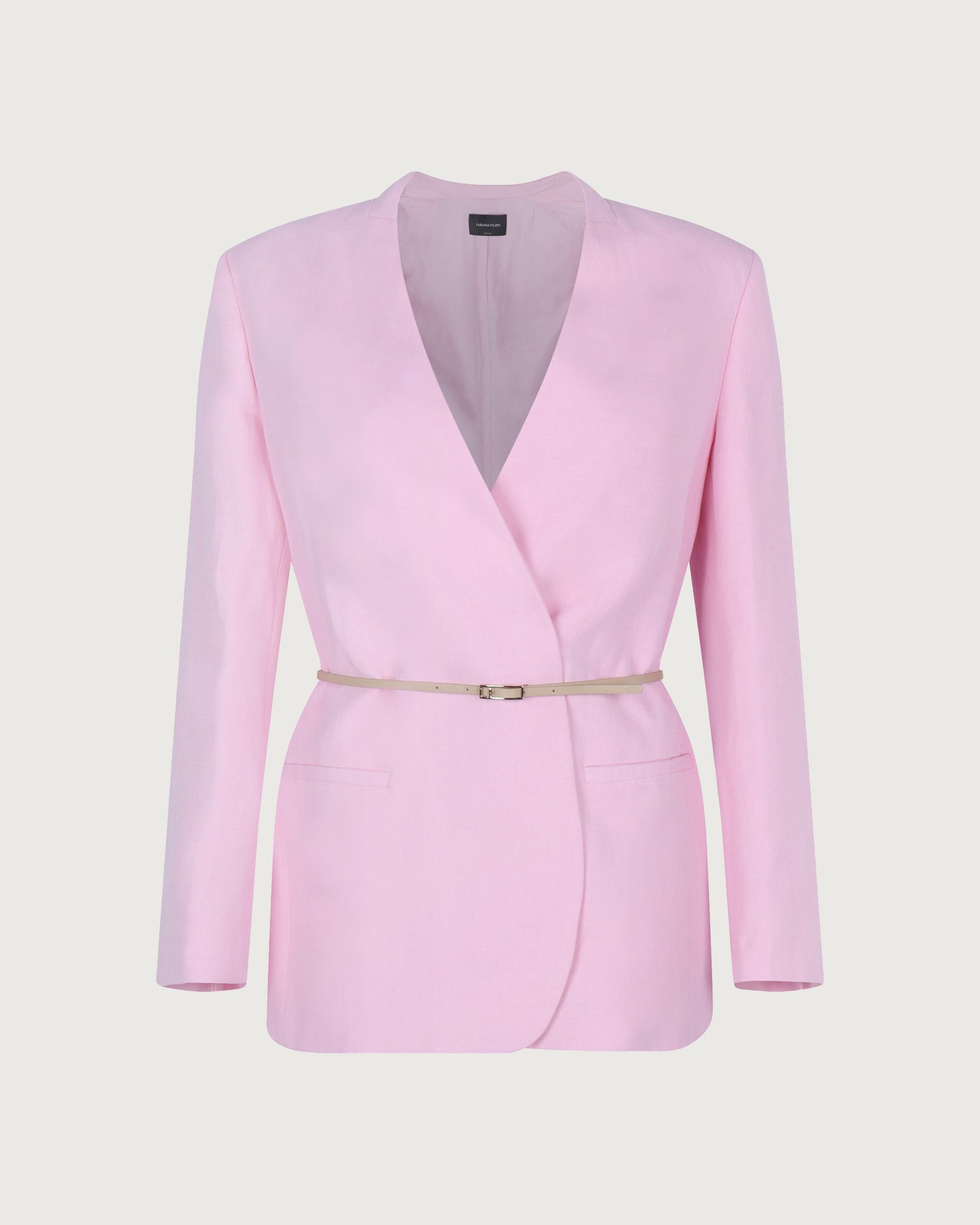 FABIANA FILIPPI Giacca Rosa petalo  GCD276F661 D544 2202 