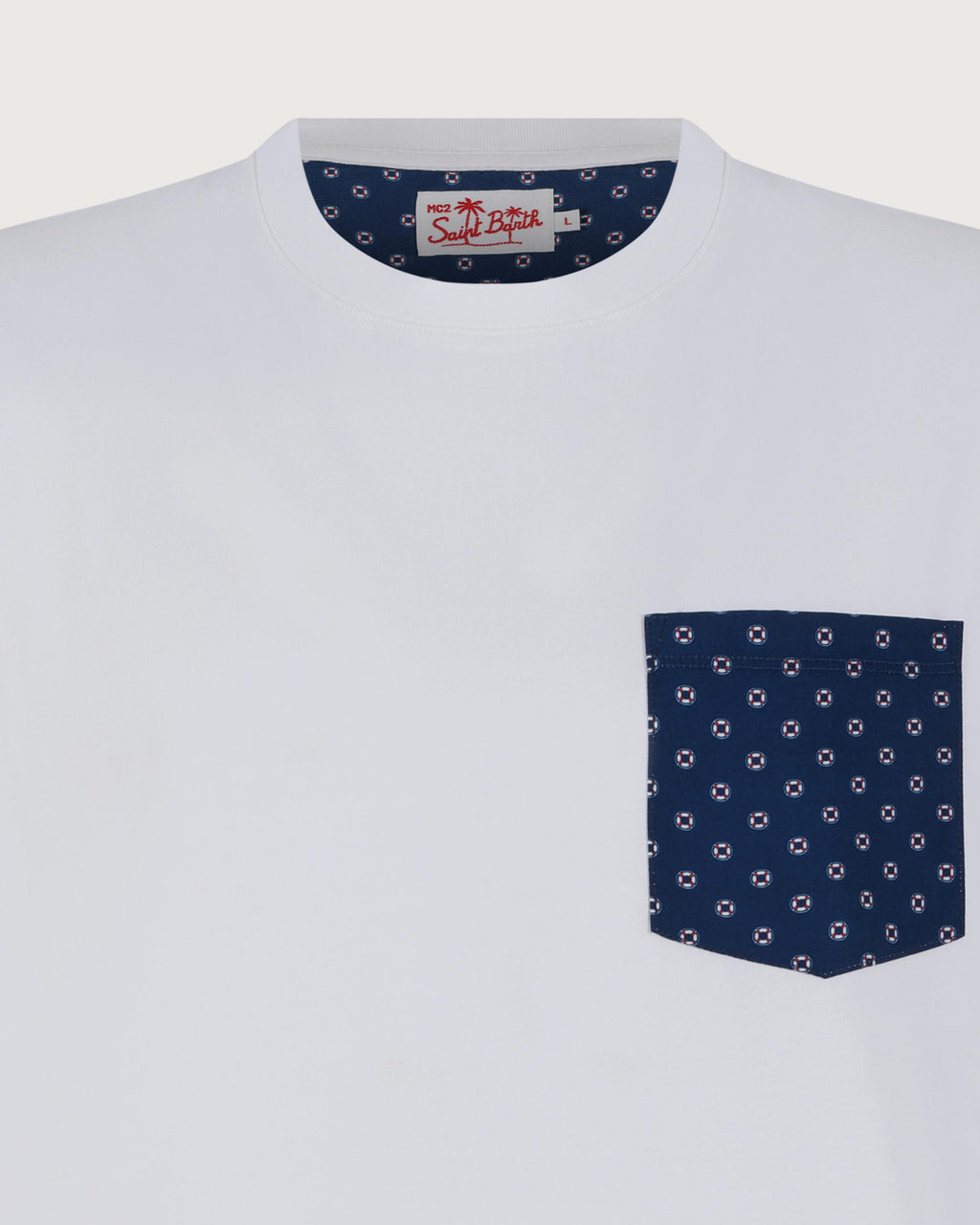 MC 2 SAINT BARTH T-shirt   BLANCHE 01N MINI LIFE SAVER 61 