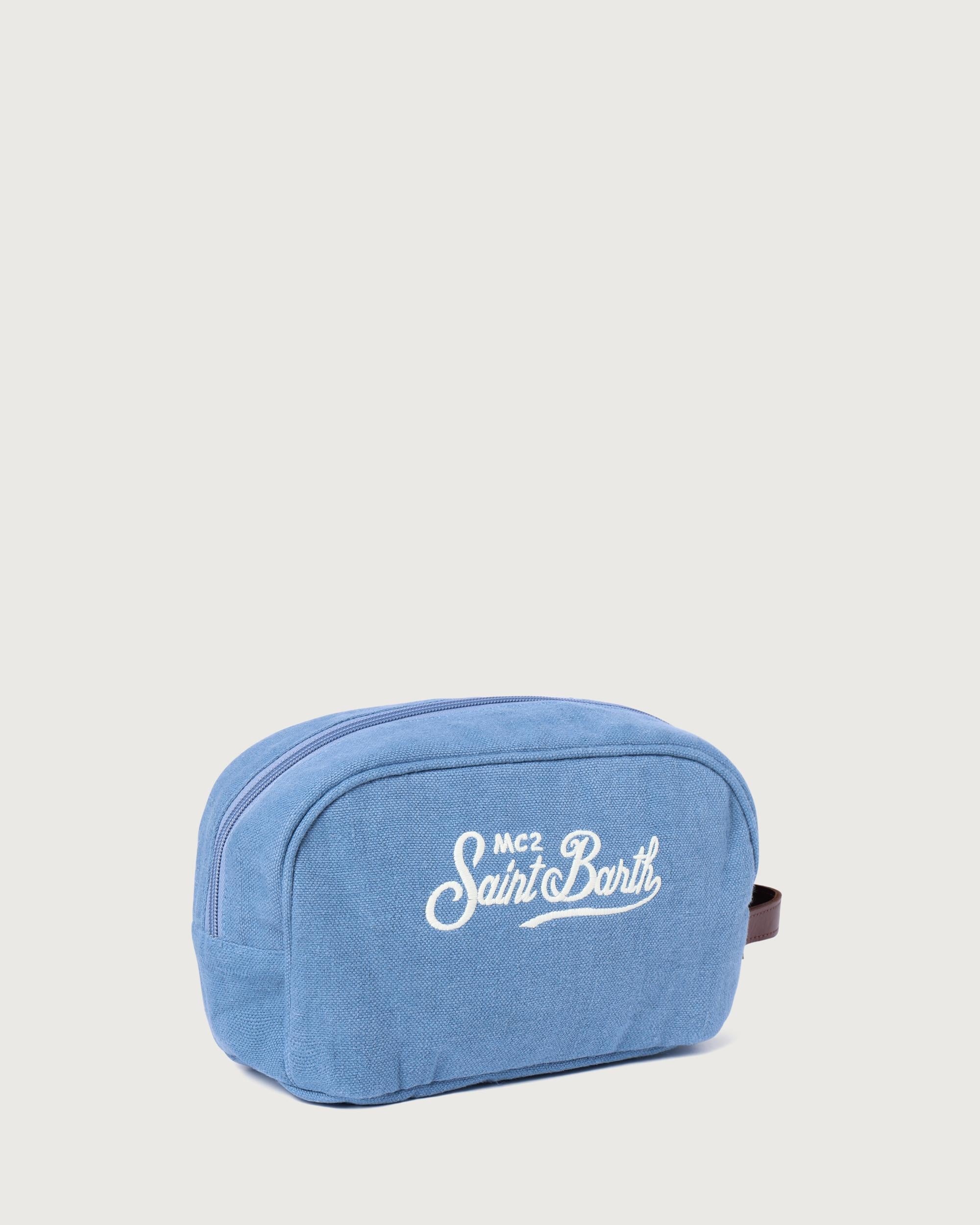 MC 2 SAINT BARTH Beauty case   WESTWOOD LINEN LINEN DENIM  EMB 