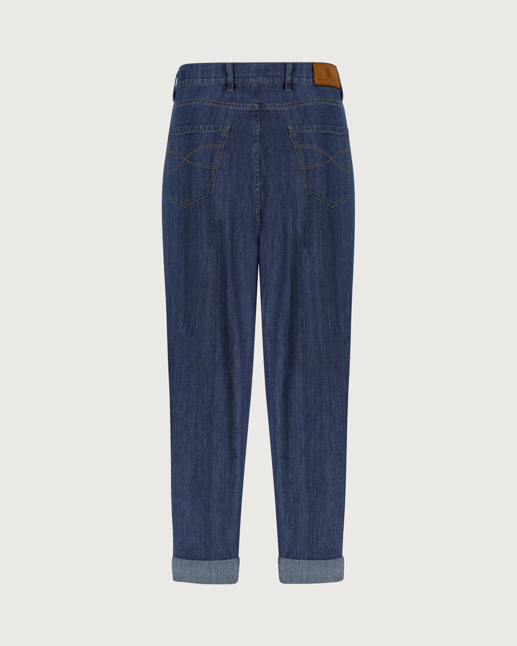 Brunello Cucinelli Pantalone Denim medio  MH263K2310 C1477 