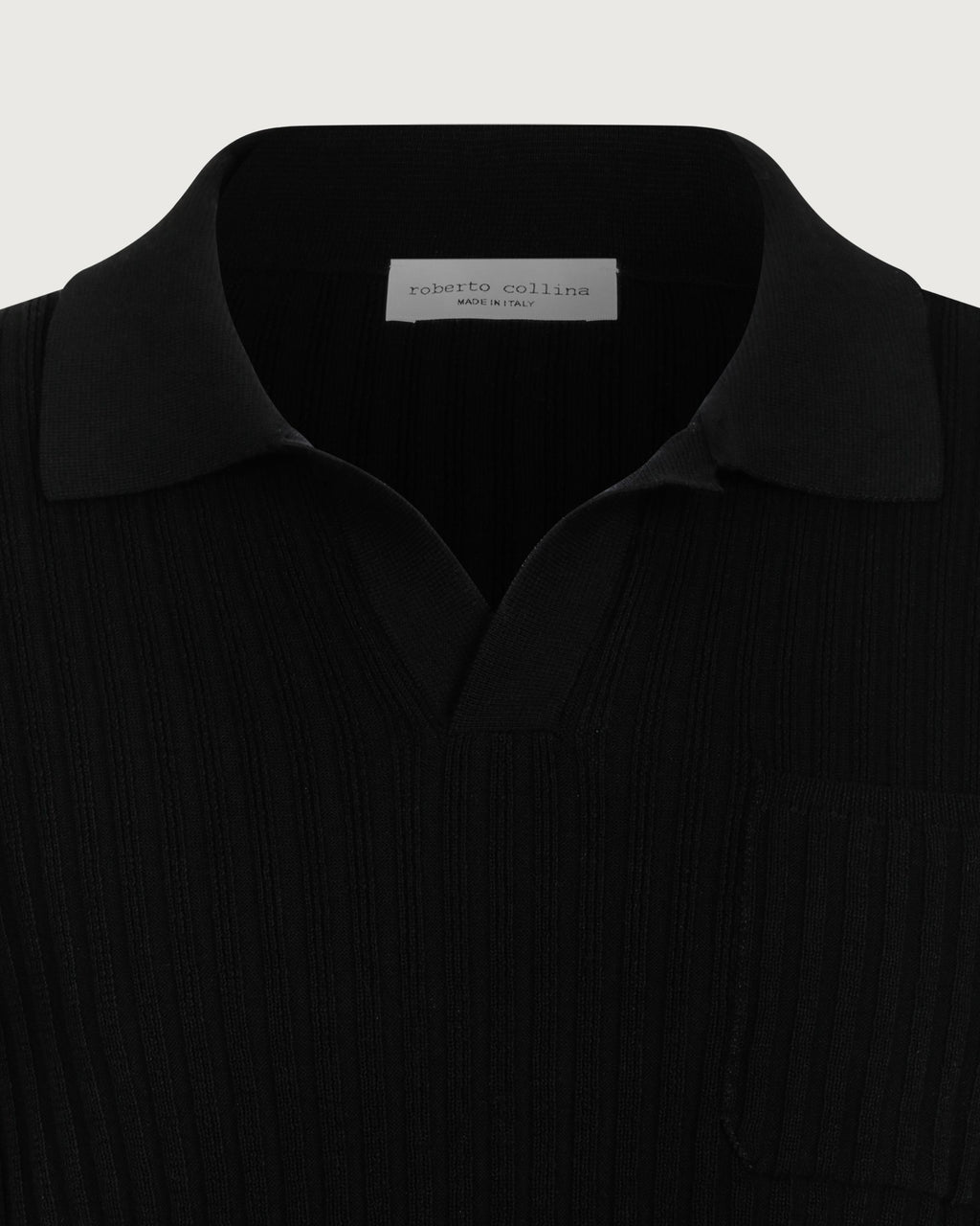 ROBERTO COLLINA Polo Nero  261MYA13124 09 