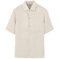 MC 2 SAINT BARTH Polo   RAPHAEL POLO LINEN 10L CREAM 