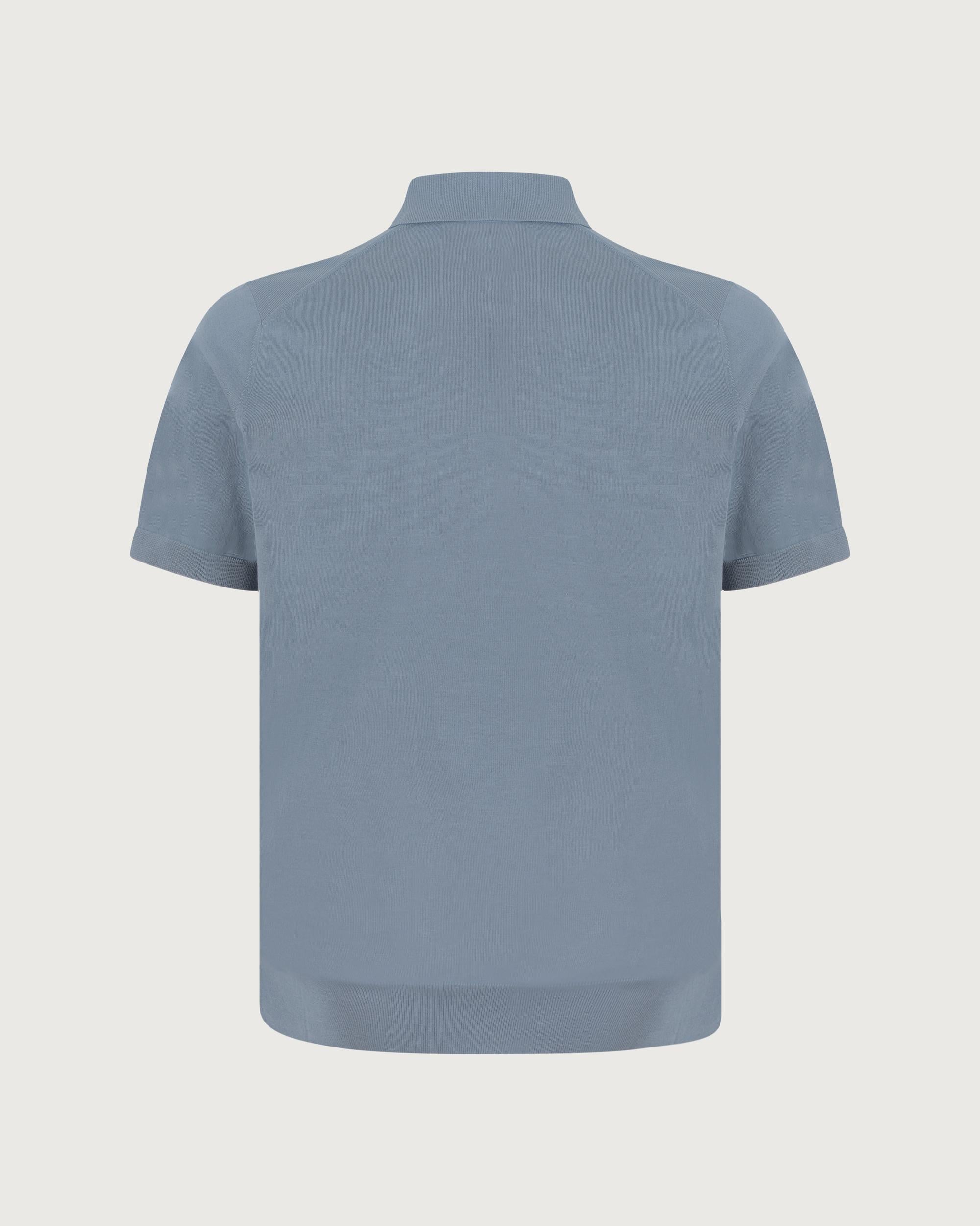 Brunello Cucinelli Polo Carta zucchero+grigio chiaro  M29800125 CMM56 