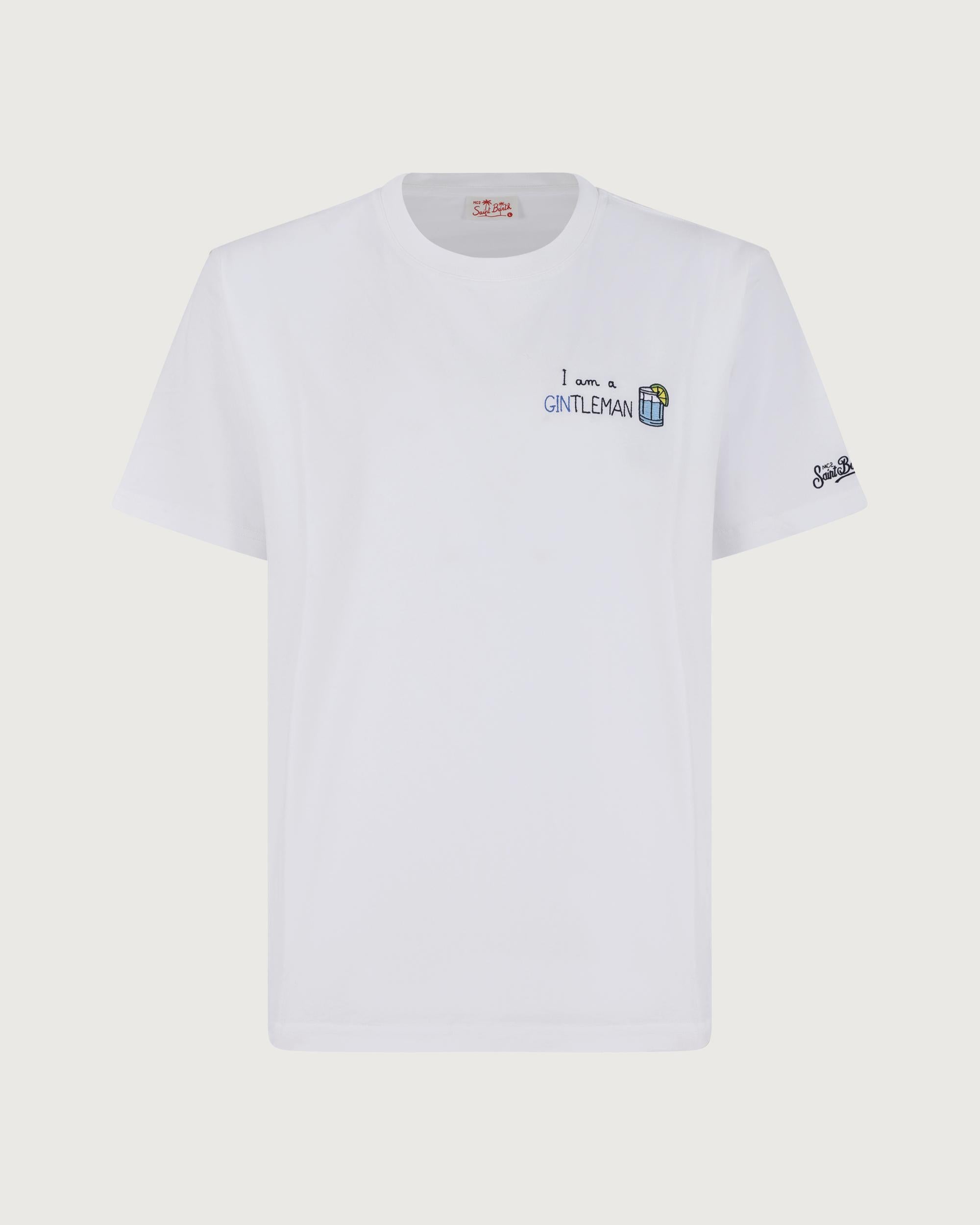 MC 2 SAINT BARTH T-shirt   PORTOFINO GINTLEMAN 01N EMB 