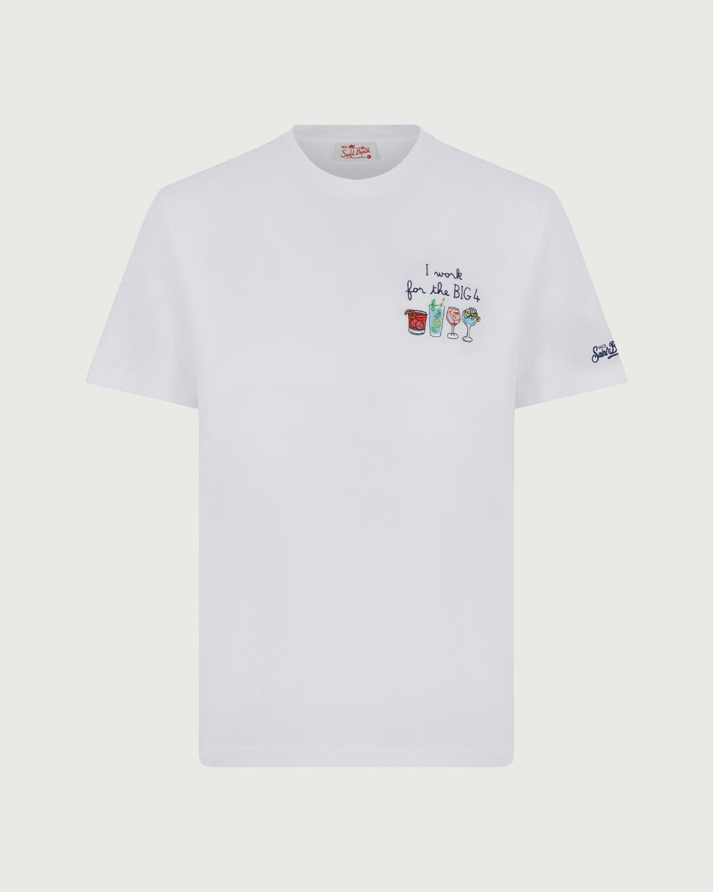 MC 2 SAINT BARTH T-shirt   PORTOFINO BIG FOUR 01N EMB 