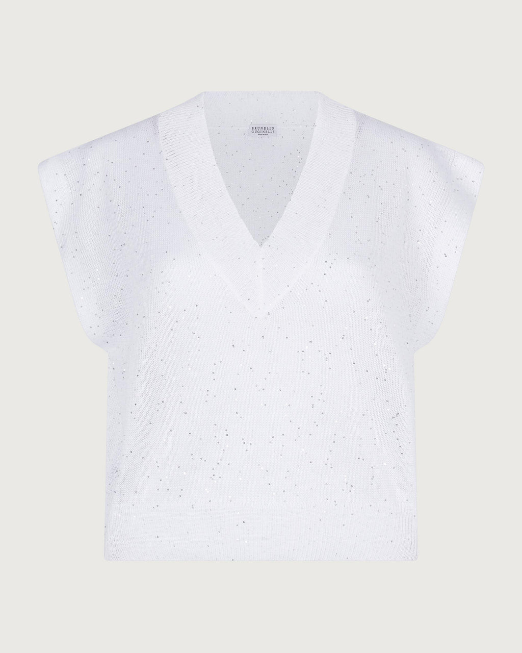 Brunello Cucinelli Scollo v Bianco  MDT746402 C159 