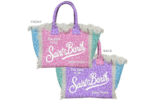 MC 2 SAINT BARTH Borsa   VANITY MINI PASTEL LEOPARD COL 