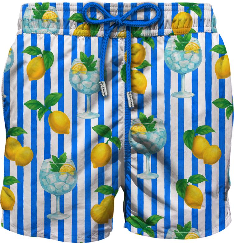 MC 2 SAINT BARTH Costume   GUSTAVIA GIN TONIC LEMON STRIPES 17 