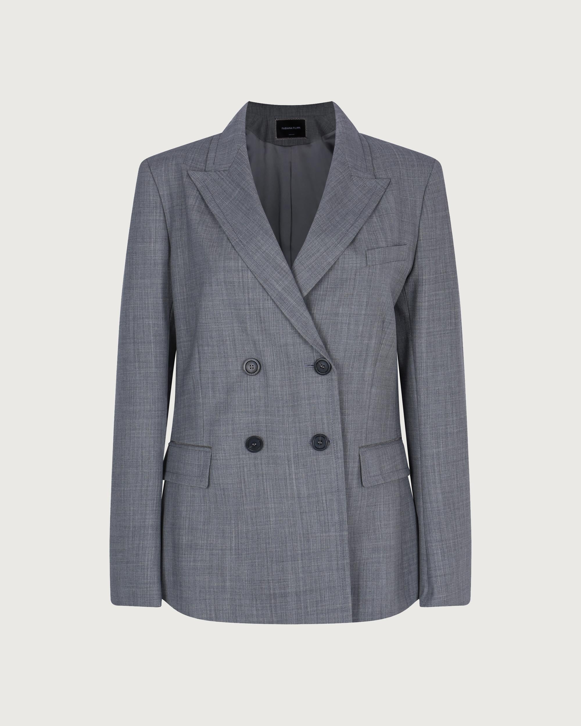 FABIANA FILIPPI Giacca Roccia melange  GCD266F214 L763 8179 