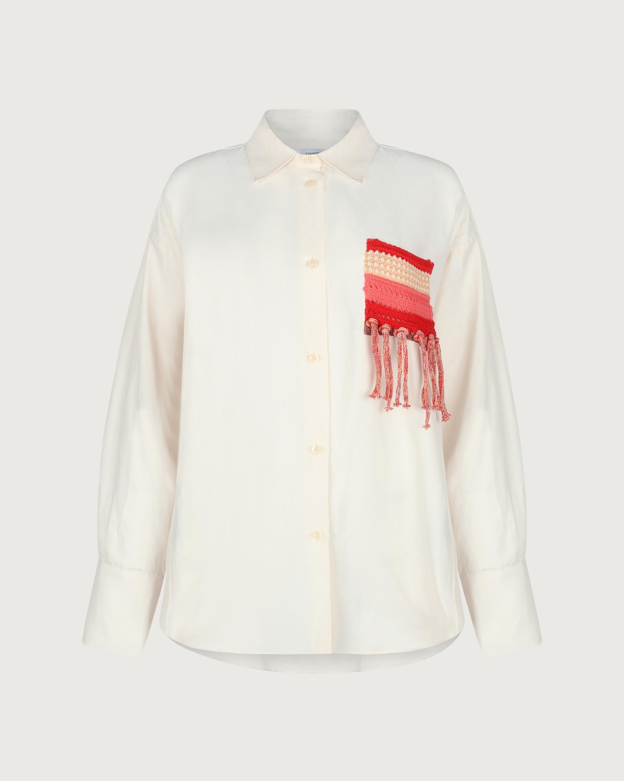 LANEUS Camicia Panna  S6LAWOSI181 036 