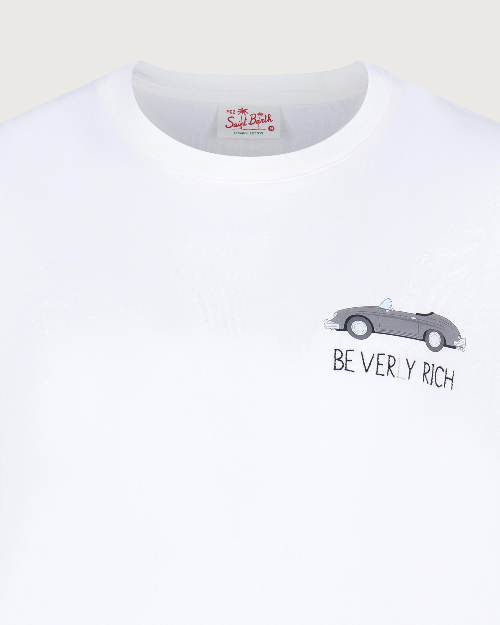 MC 2 SAINT BARTH T-shirt   PORTOFINO BE VERY RICH 10 EMB 