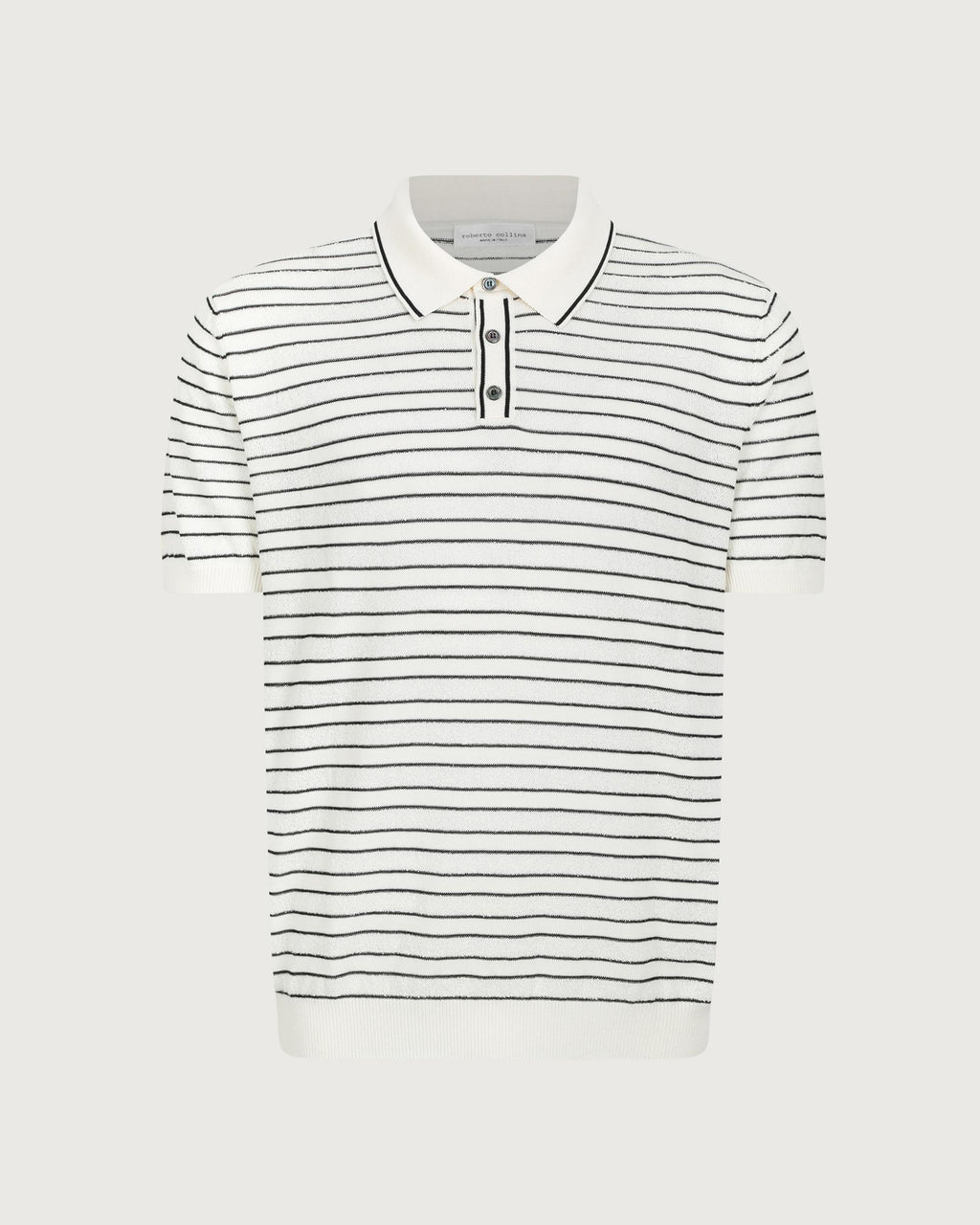 ROBERTO COLLINA Polo Ecru  261MYA43024 02 