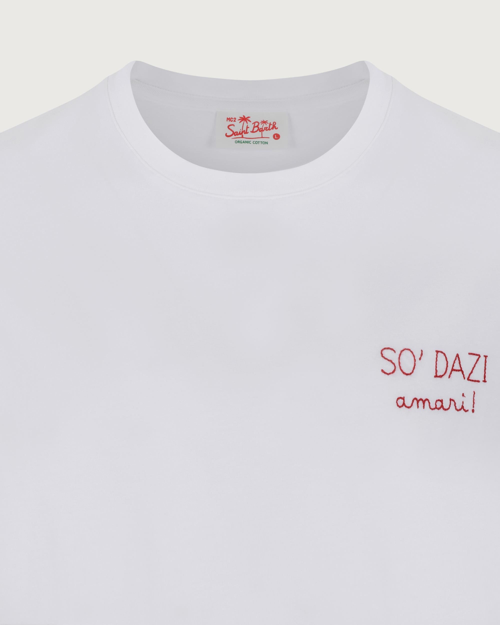MC 2 SAINT BARTH T-shirt   PORTOFINO DAZI AMARI 01N EMB 