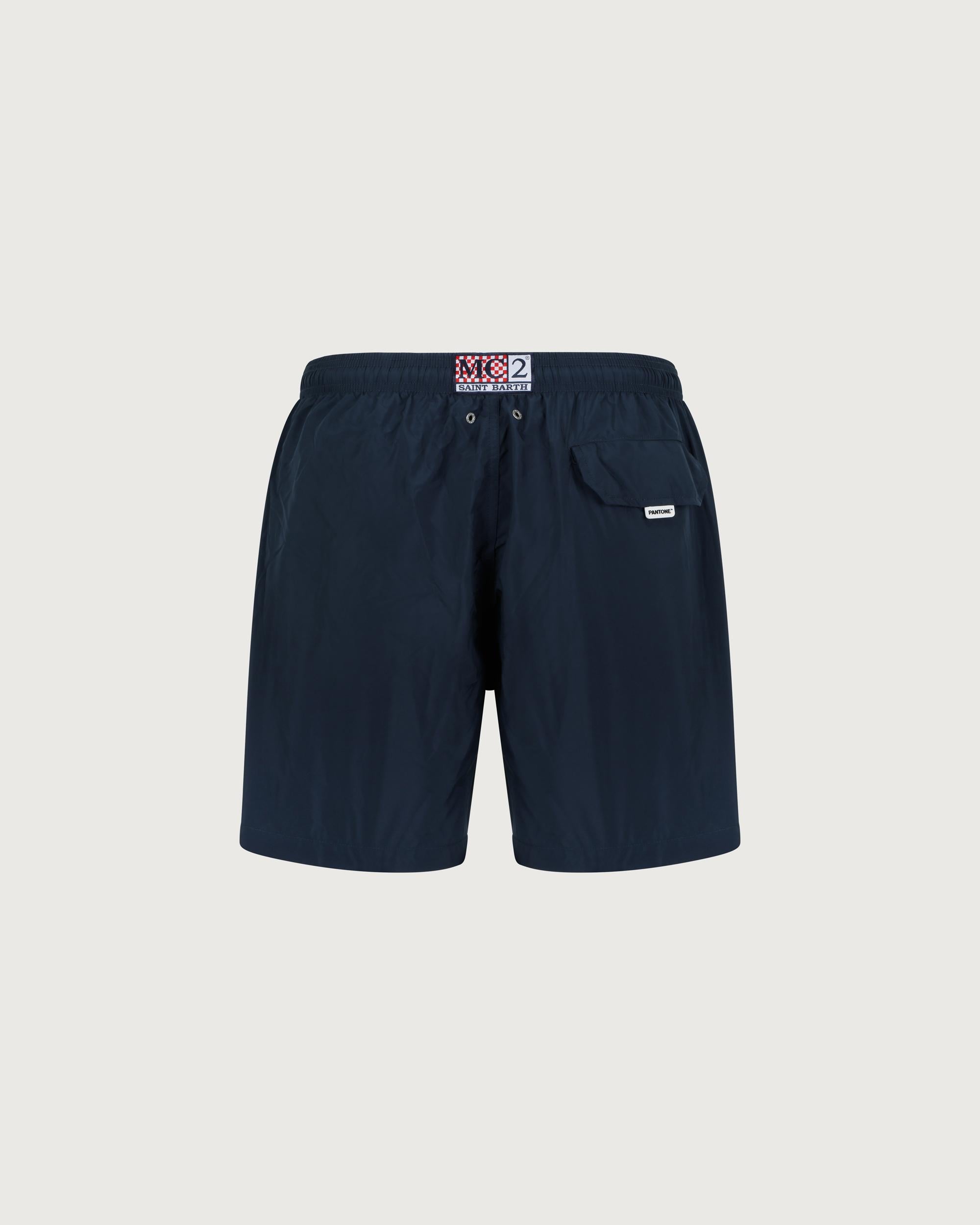 MC 2 SAINT BARTH Costume   LIGHTING PANTONE 61 BLUE NAVY PNT L 