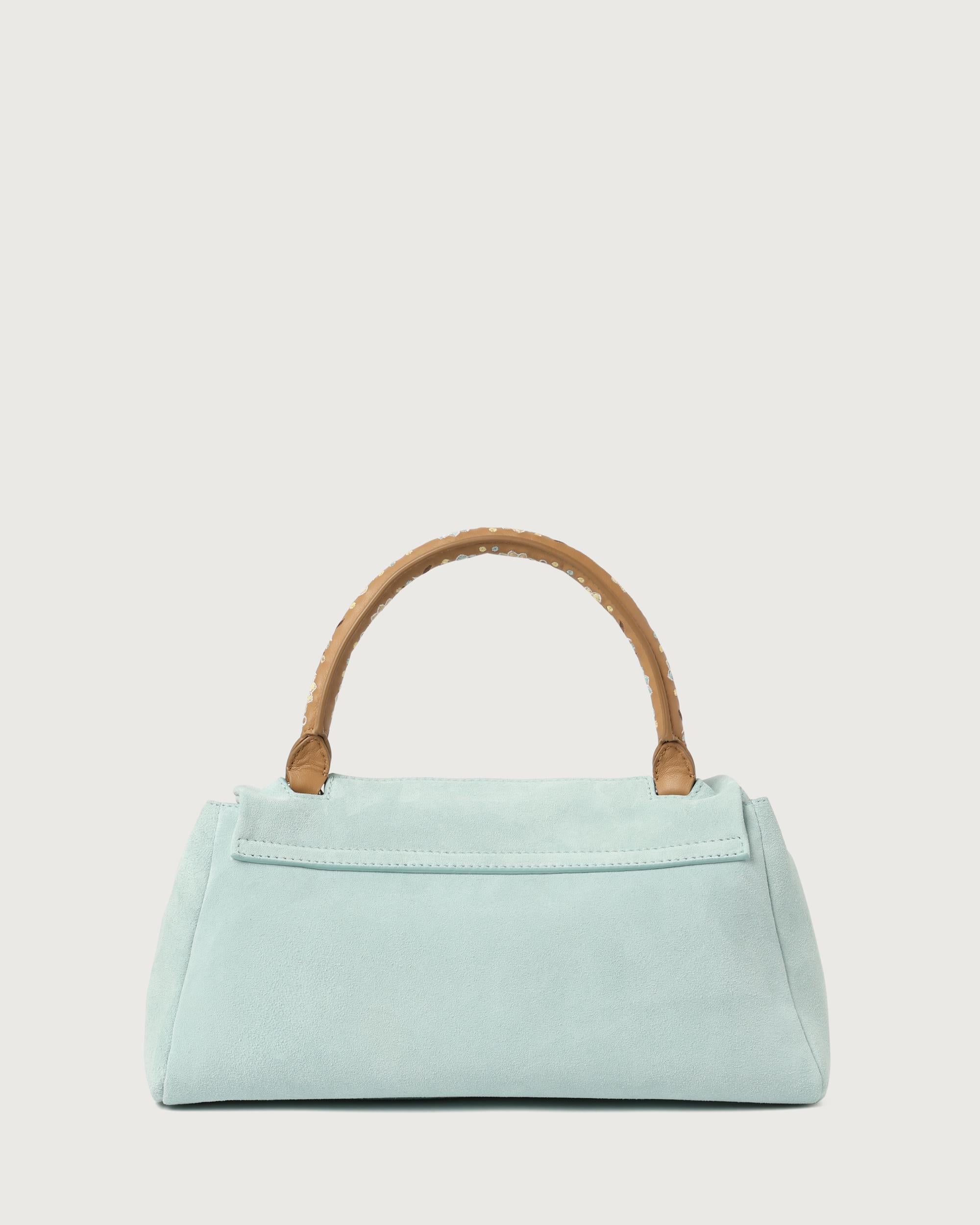 ORCIANI Borsa   B02159 PEACH FLOWERS ACQUA 
