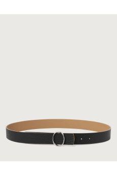 ORCIANI Cintura   D10419 SOFT DOUBLE BISCOTTO+NERO 