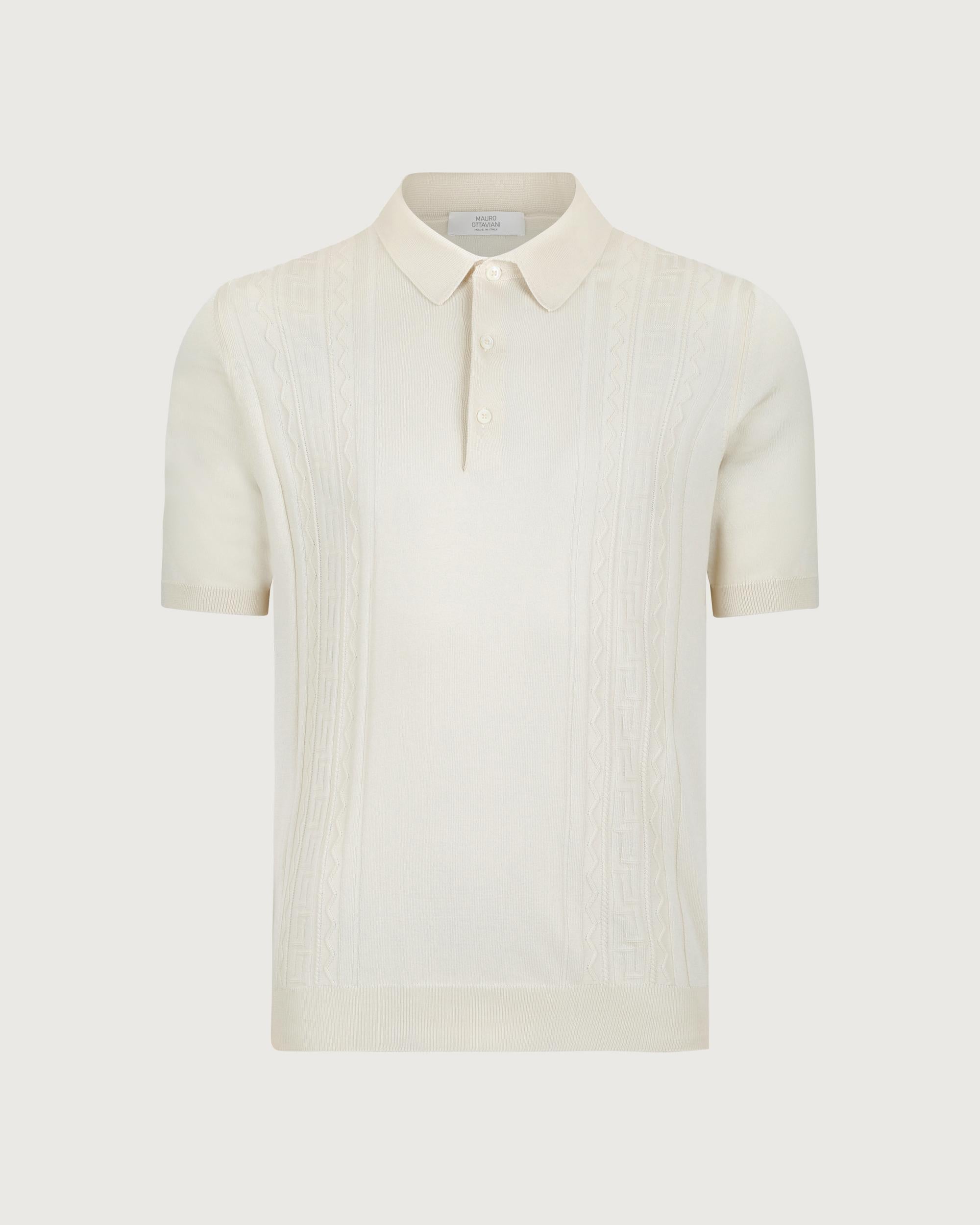 MAURO OTTAVIANI Polo Cream  ZR180 Z0169 