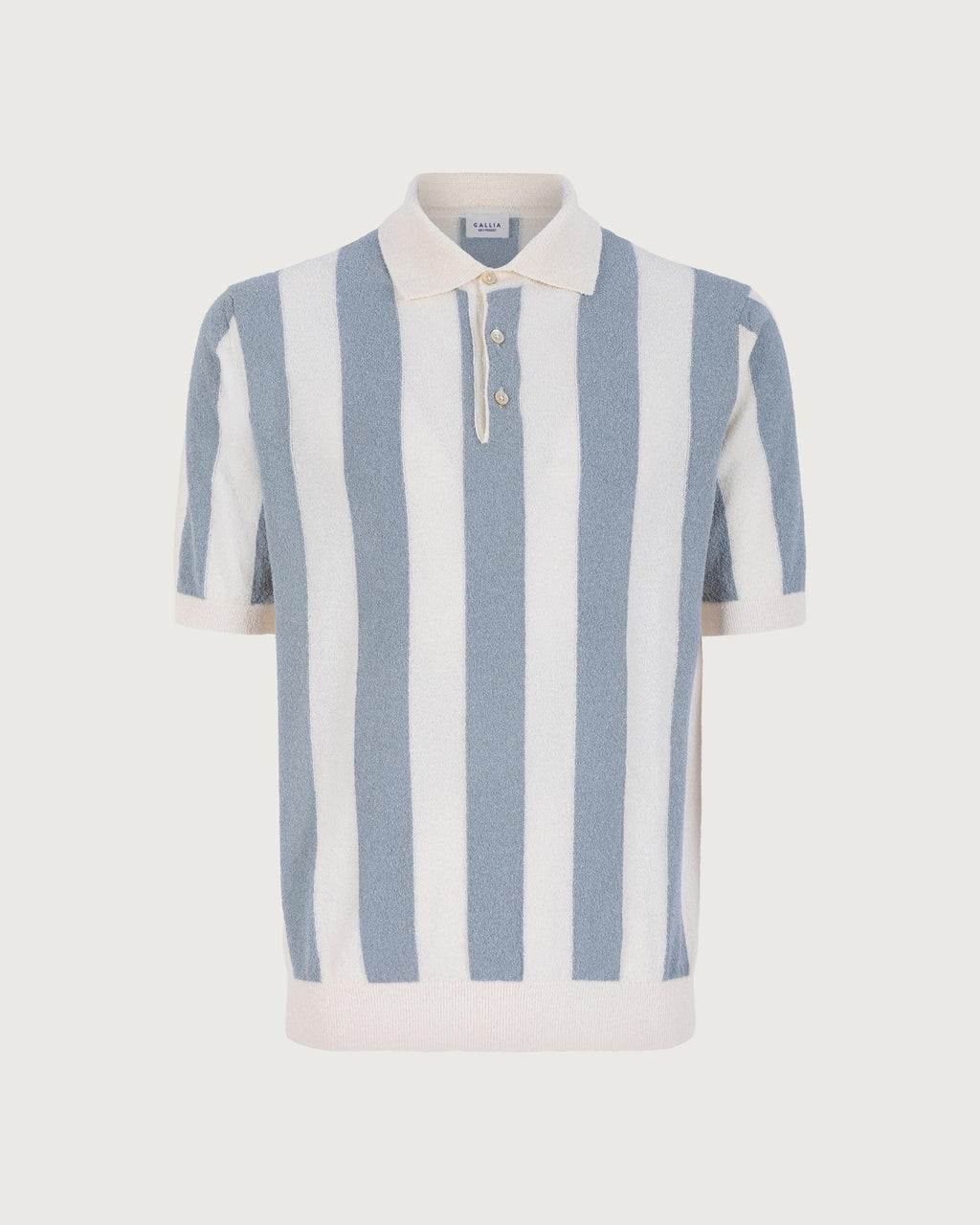 GALLIA Polo Bianco/celeste  U0435 EMIL 999 
