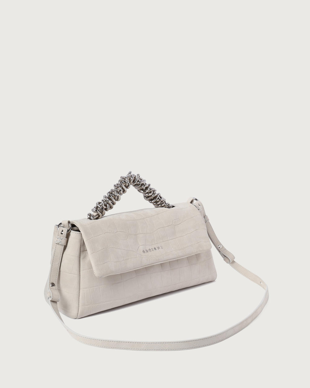 ORCIANI Borsa   B02159 COCCO TWILIGHT BIANCO 