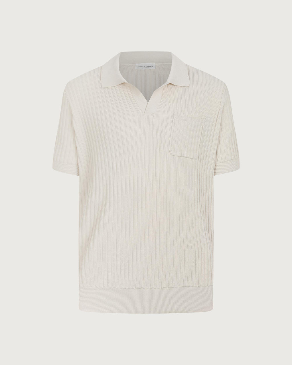 ROBERTO COLLINA Polo Ecru  261MYA13124 03 
