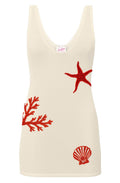 MC 2 SAINT BARTH Abito   RAYA GEORGETTE BEADS SEA ELEMENTS 1 