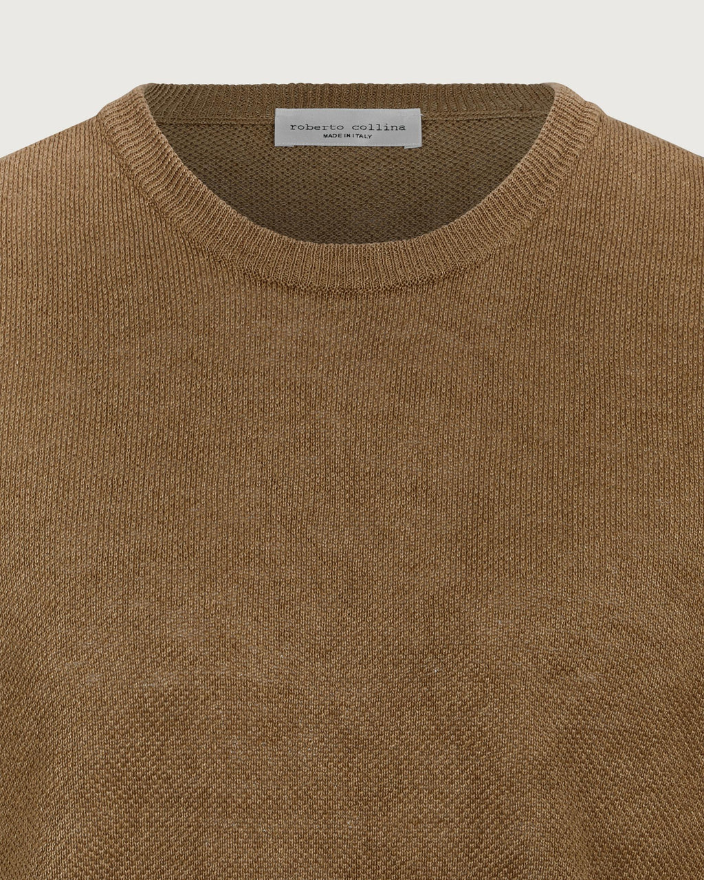 ROBERTO COLLINA Girocollo Khaki  261MYA20121 60 