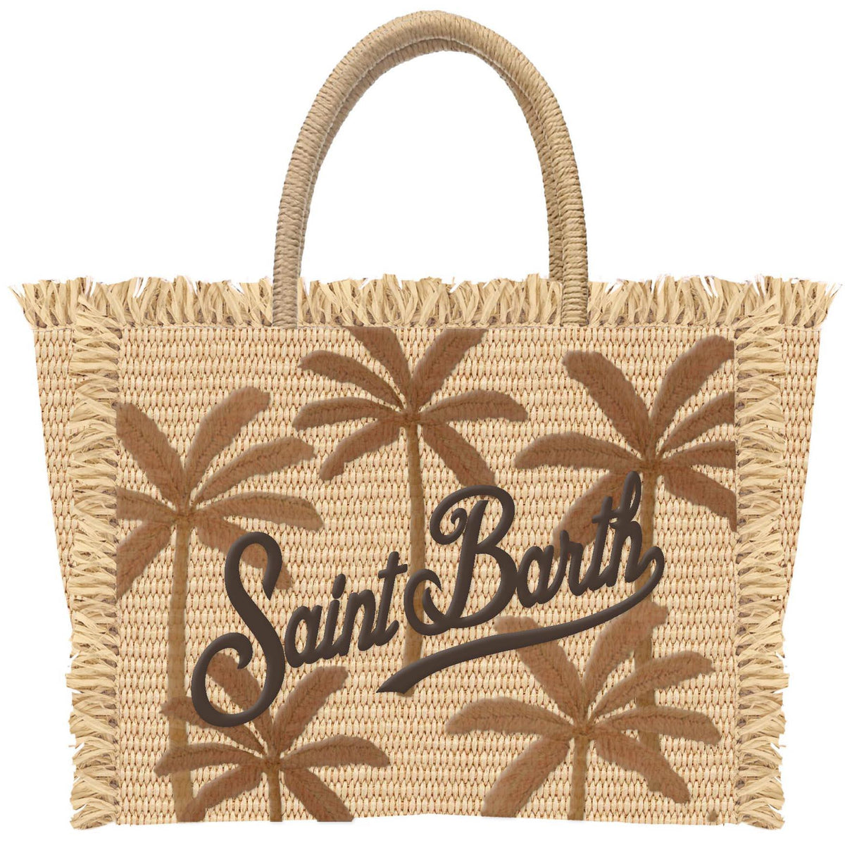 MC 2 SAINT BARTH Borsa   VANITY STRAW N PALM 18 EMB 
