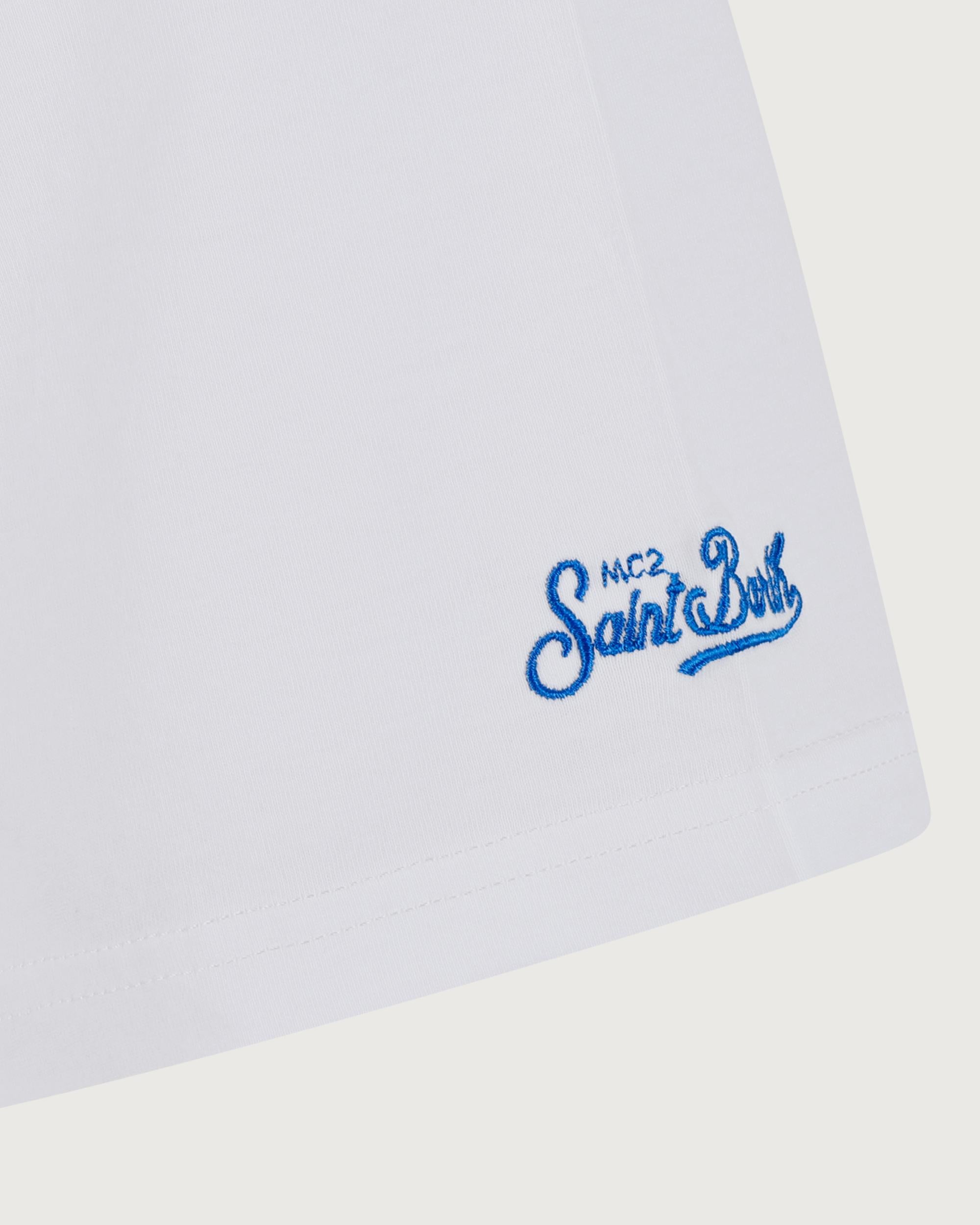 MC 2 SAINT BARTH T-shirt   PORTOFINO SNOOPY RIGATONI 01N EMB 