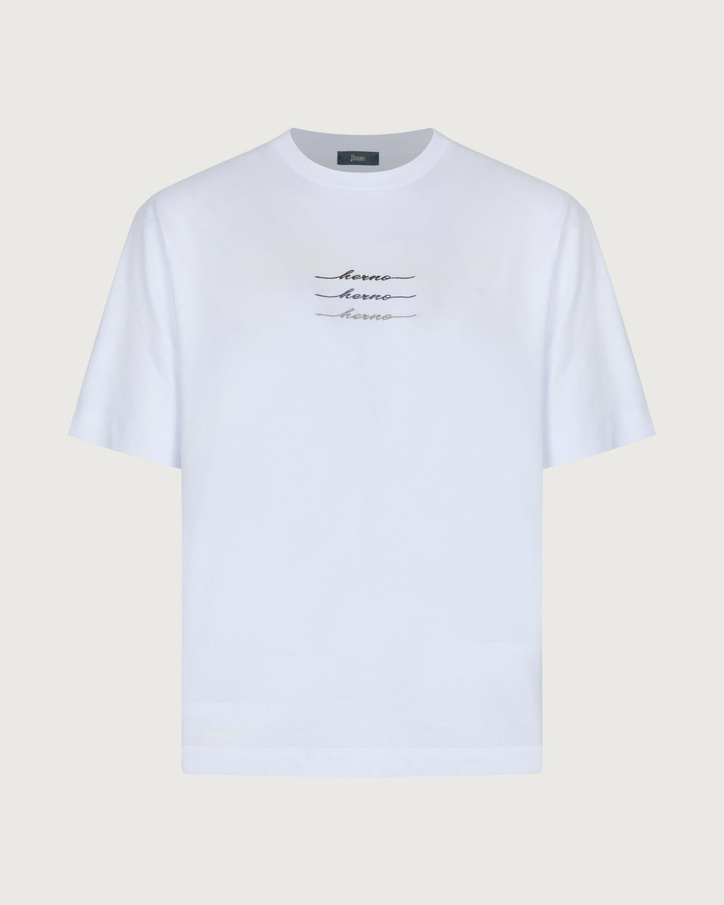 HERNO T-shirt Bianco  JG000283U 52000 1000 