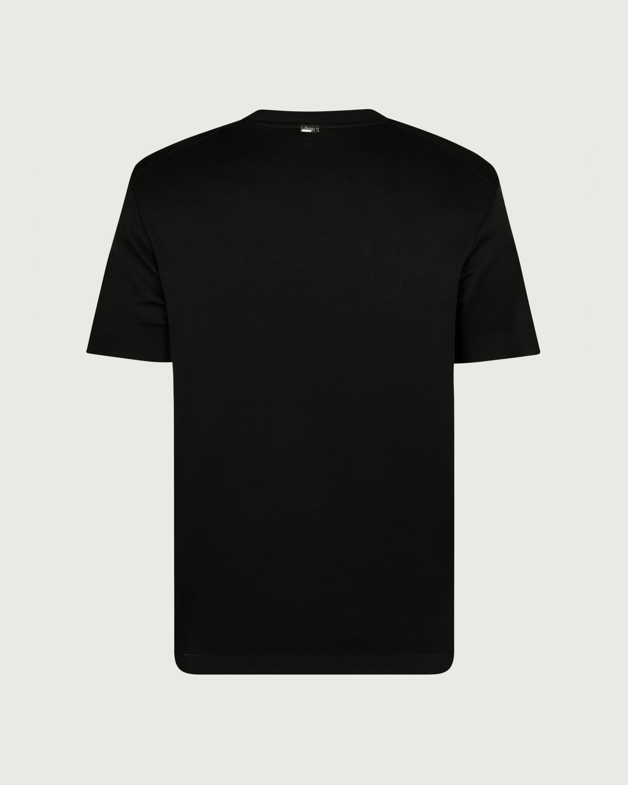 HERNO T-shirt Nero  JG000206U 52059 9300 