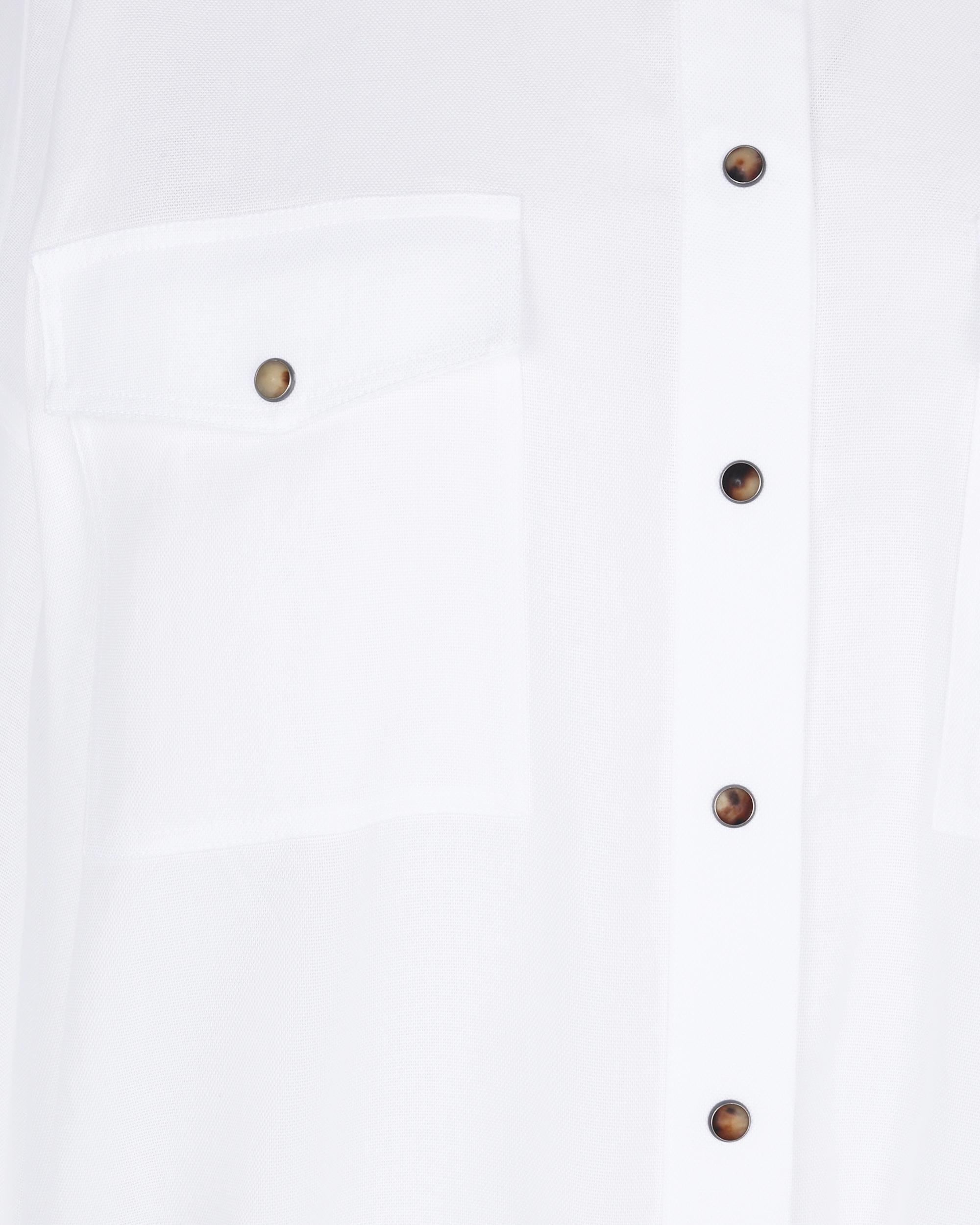 Brunello Cucinelli Camicia Bianco  MQ986NE416 C001 