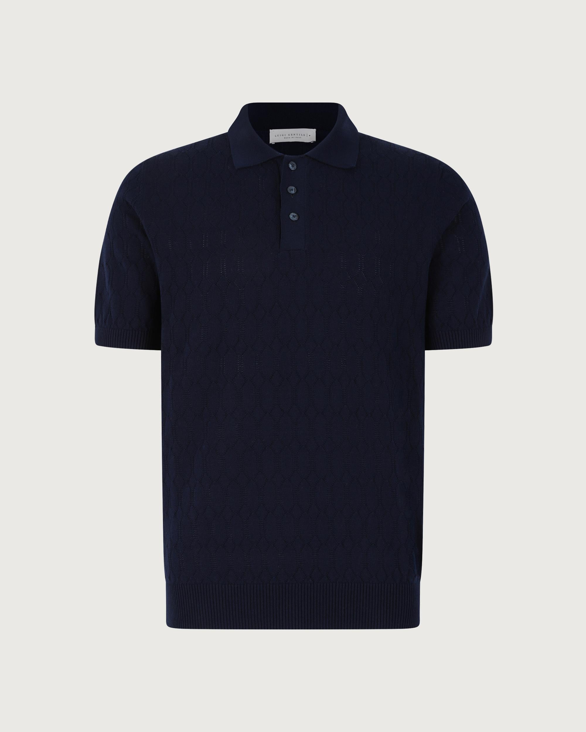 LUIGI GENTILE Polo Navy  LG1360 90 