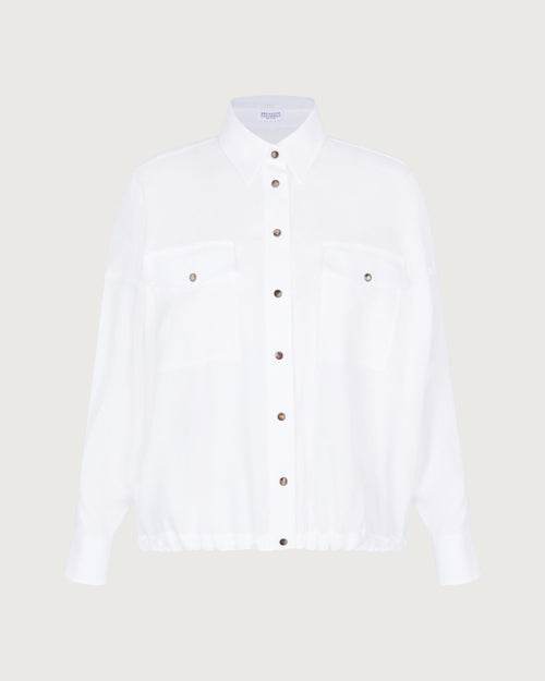 Brunello Cucinelli Camicia Bianco  MQ986NE416 C001 