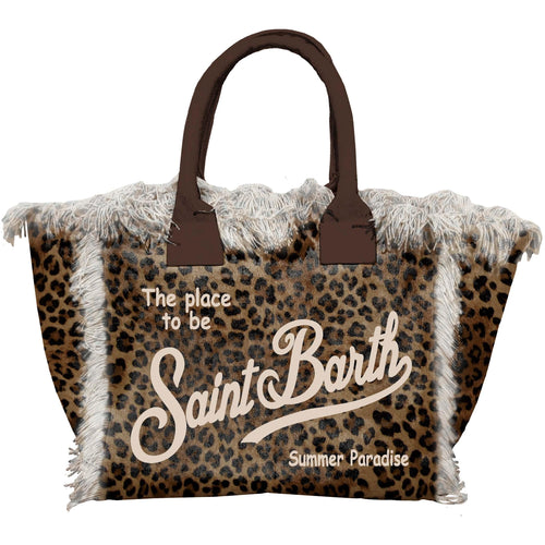 MC 2 SAINT BARTH Borsa   VANITY SAND LEOPARD 19 