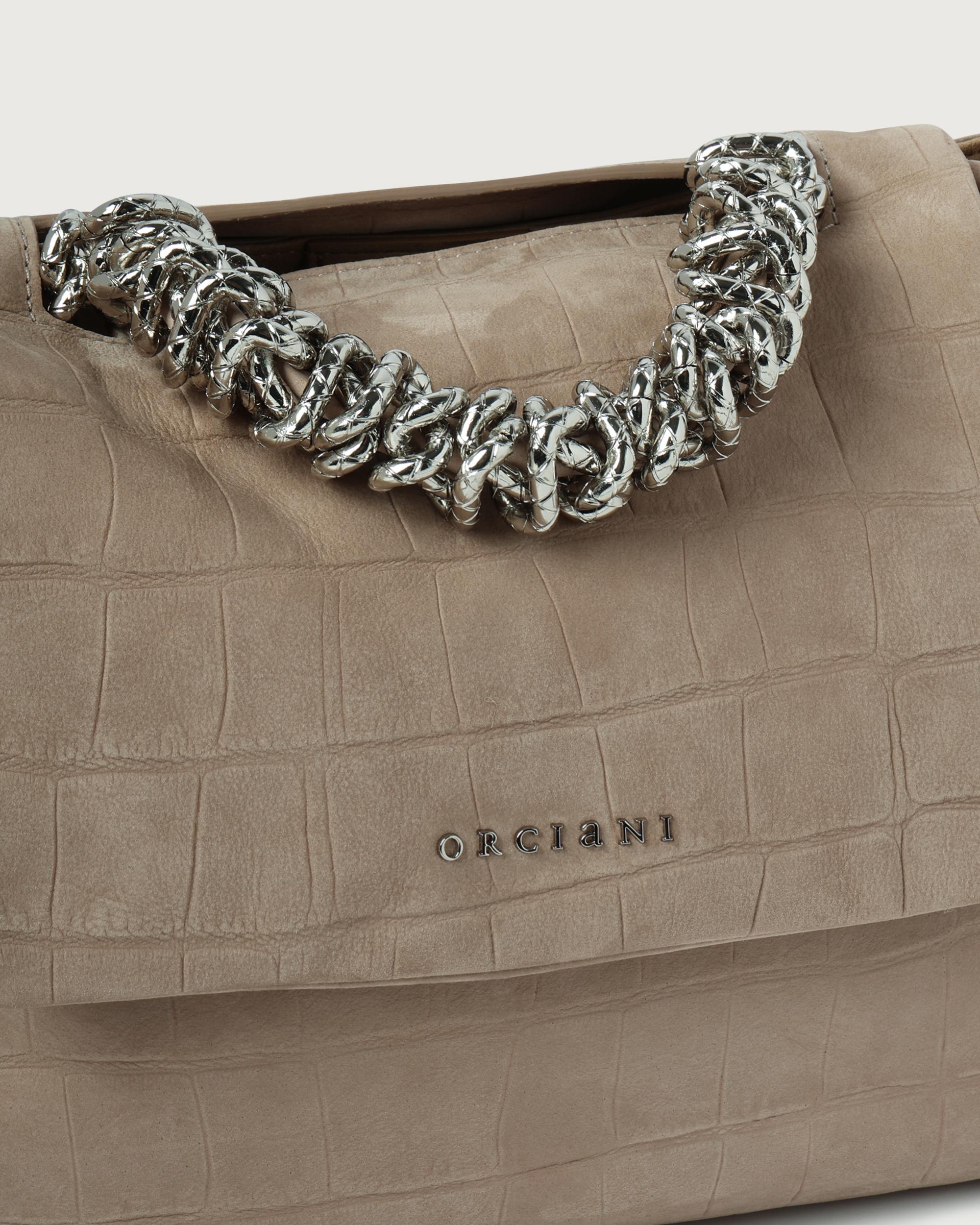 ORCIANI Borsa   B01999 COCCO TWILIGHT BISCOTTO 