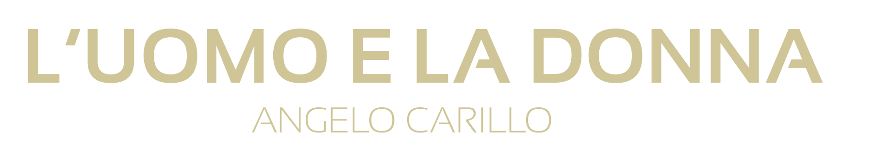 L'uomo e la donna - Angelo Carillo 1979 S.R.L.